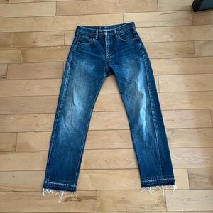 90’s Selvedge Levi’s 502 Big E, Made in Japan, Talon Zip
